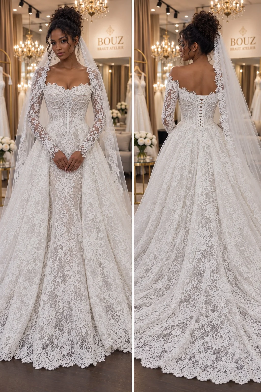 BOUZ 27-001, Prinzessin Brautkleid der Kollektion 2027 im BOUZ Braut Atelier Wetzlar